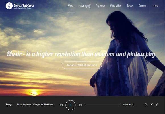 Website of composer and musician Website of composer and musician
